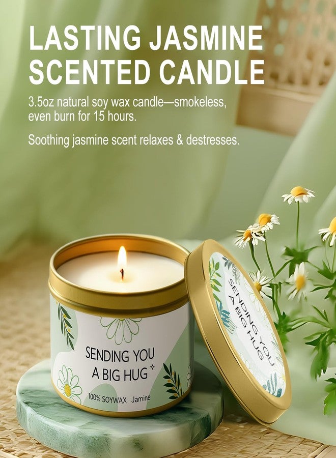 RidaaFri Birthday Gifts for Women, Self Care Gift Get Well Soon Gifts Basket for Women, Flower Relaxing Spa Gift Basket Bath Set,Unique Luxury Self Care Box Gift for Mom Her Wife Sister Girlfriend, Girl Friend - Image 3
